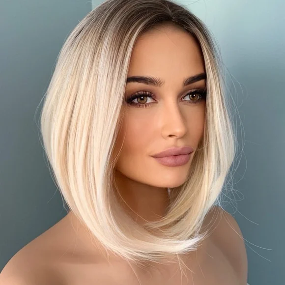 Elegant Blonde Women's Wig - Picture 2 of 5